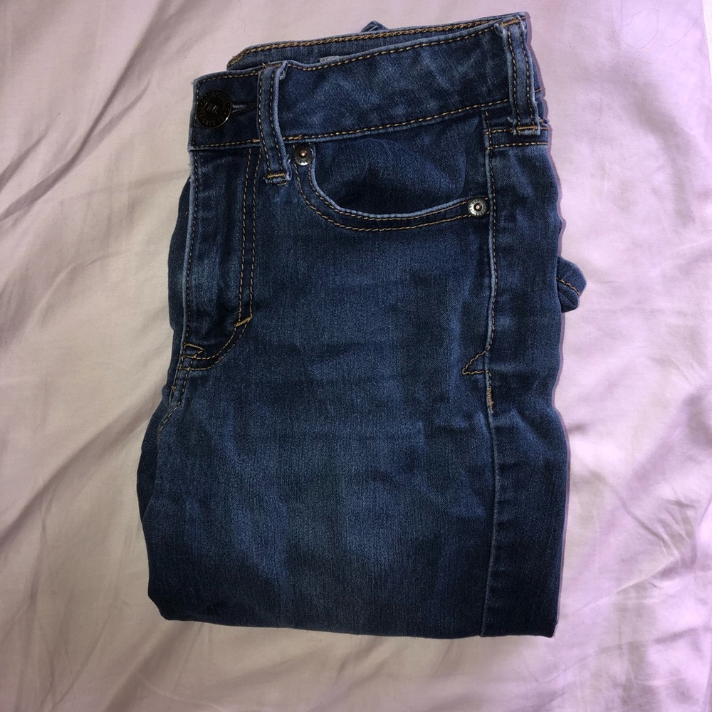 High waisted jeggings